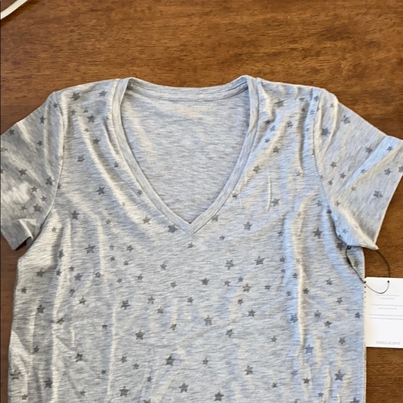Stella & Dot Scattered Star Tee- Grey size Medium - Picture 3 of 8
